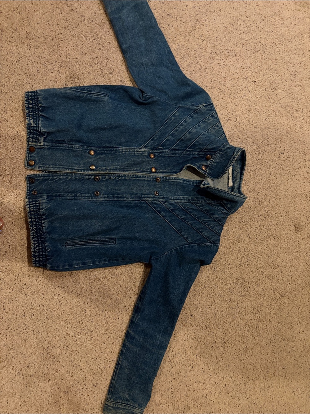 Classic Dark Blue Denim Jacket
